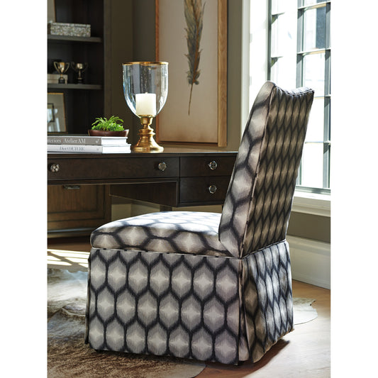 Mackenzie Dining Side Chair by Lexington in black, gray. Made from unique in a unique style.