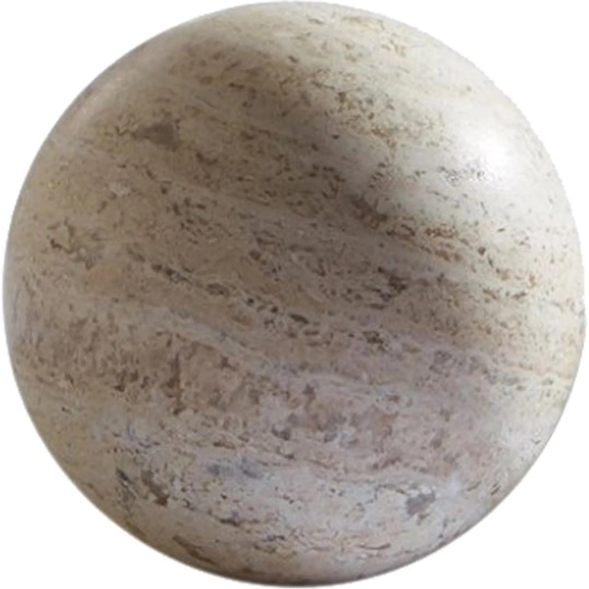 Travertine Sphere by Global Views. Made from travertine in a cottage & farmhouse style.