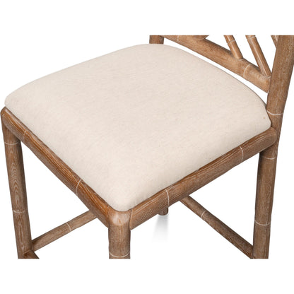 Brighton Counter Stool by Sarreid Ltd. in linen fabric. Made from unique in a unique style.