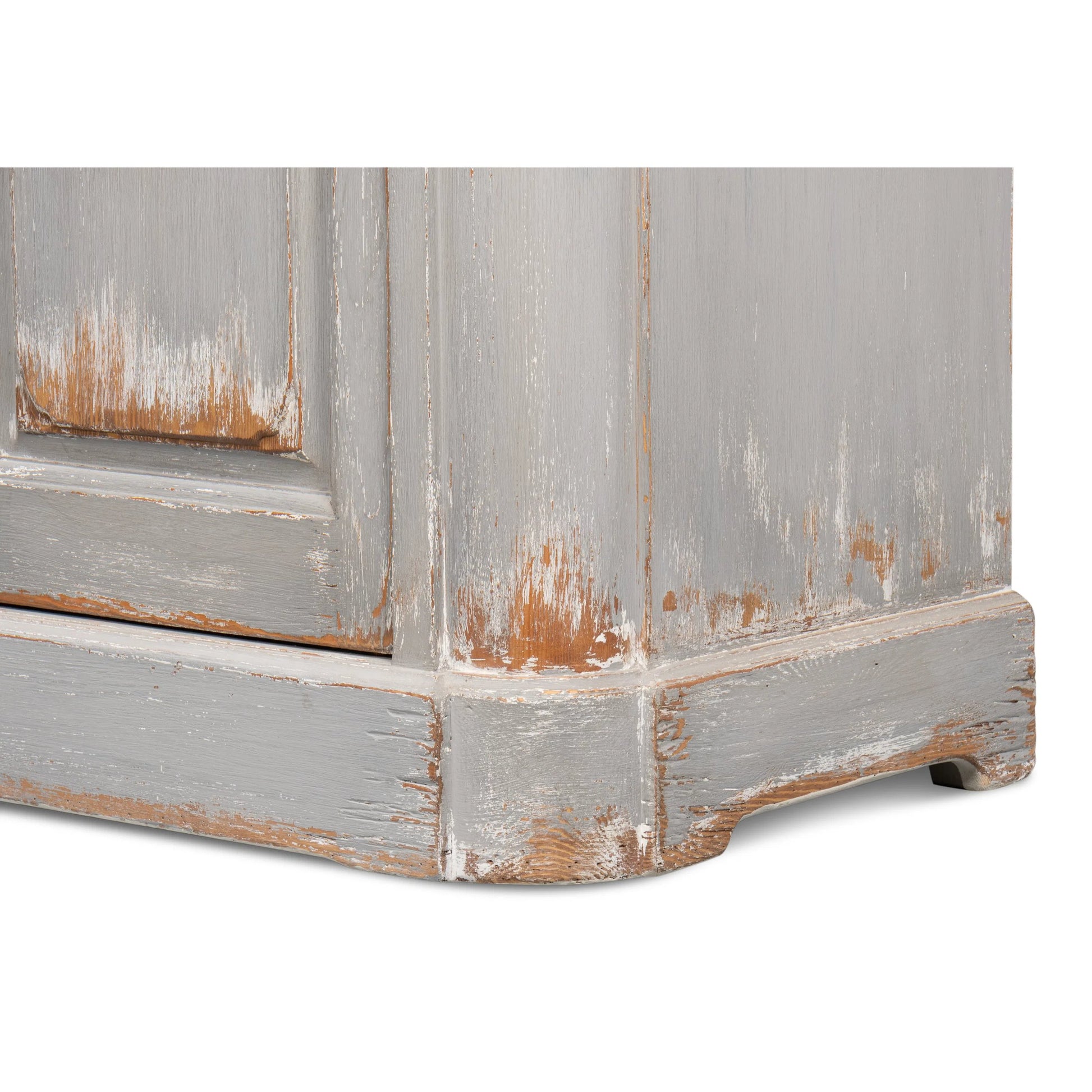 Karlsson Antique Swedish Grey Sideboard by Sarreid Ltd. in grey. Made from old pine in a traditional style.