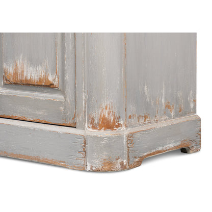 Karlsson Antique Swedish Grey Sideboard by Sarreid Ltd. in grey. Made from old pine in a traditional style.