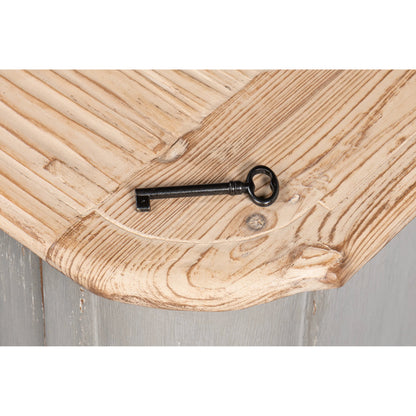 Karlsson Antique Swedish Grey Sideboard by Sarreid Ltd. in grey. Made from old pine in a traditional style.