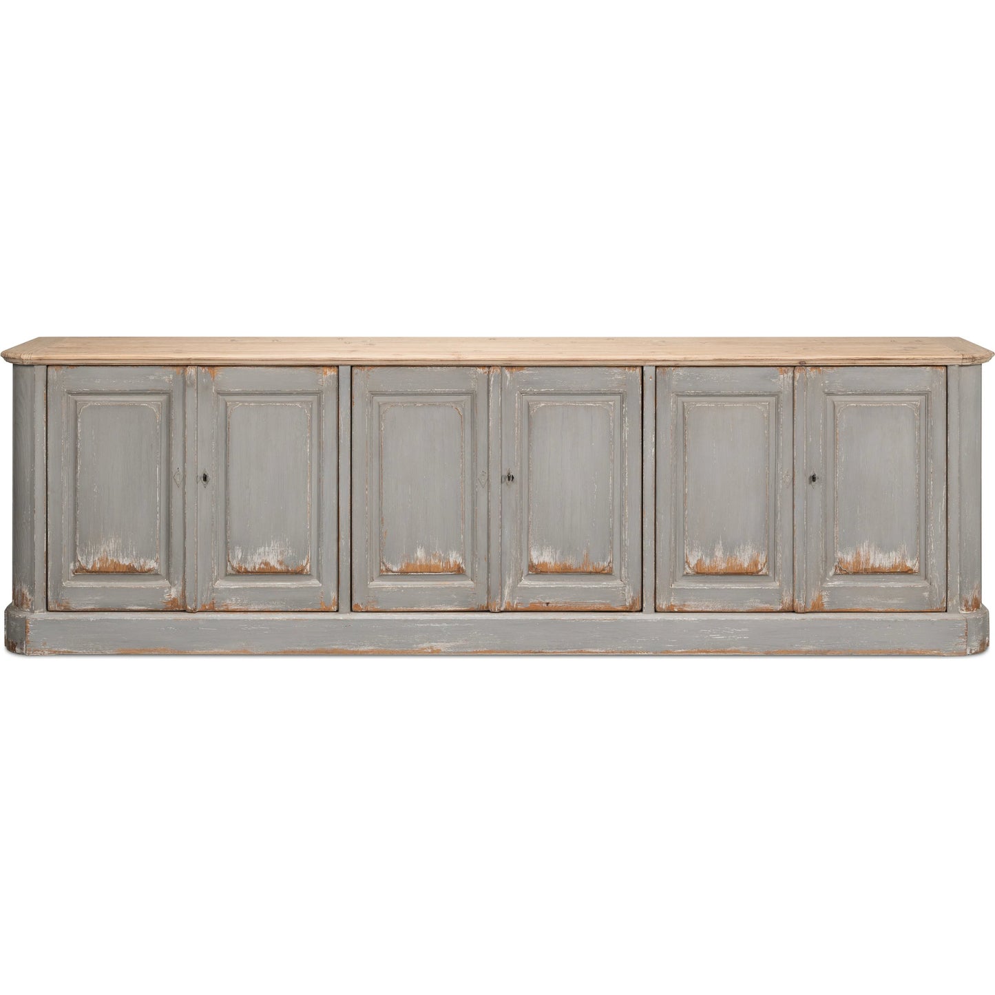 005 SI-2372529 | Additional Silo | Karlsson Antique Swedish Grey Sideboard by Sarreid Ltd. in grey. Made from old pine in a traditional style.