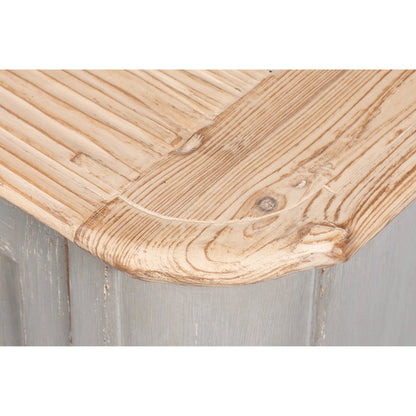 Karlsson Antique Swedish Grey Sideboard by Sarreid Ltd. in grey. Made from old pine in a traditional style.