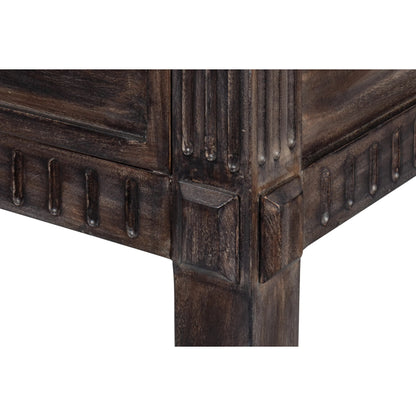 Details Console Table by Sarreid Ltd. in bluemoon. Made from acacia wood in a unique style.