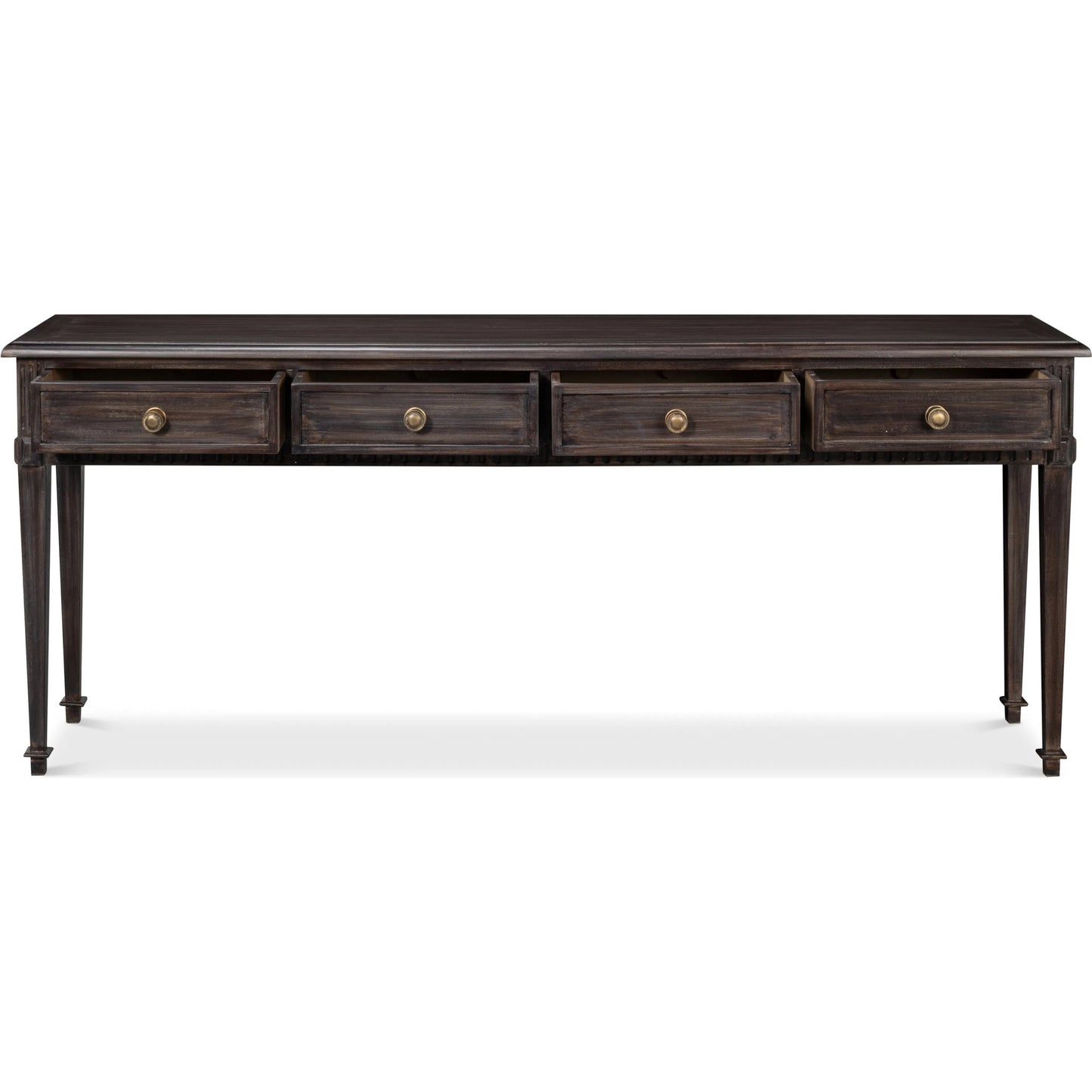 002 SI-2238502 | Additional Silo | Details Console Table by Sarreid Ltd. in bluemoon. Made from acacia wood in a traditional style.