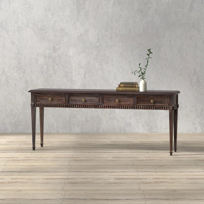 Details Console Table by Sarreid Ltd. in bluemoon. Made from acacia wood in a unique style.