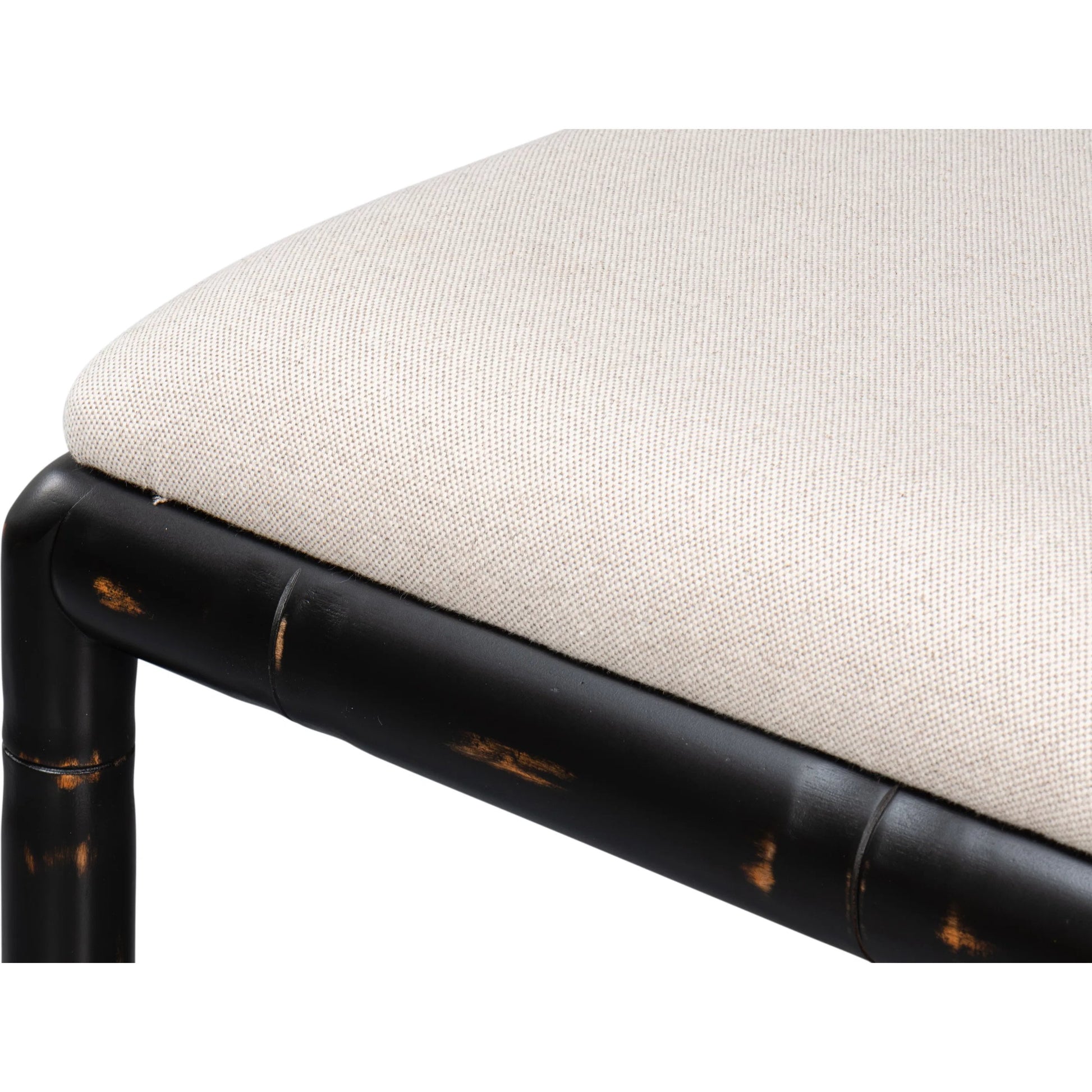 Brighton Counter Stool by Sarreid Ltd. in linen fabric. Made from unique in a unique style.