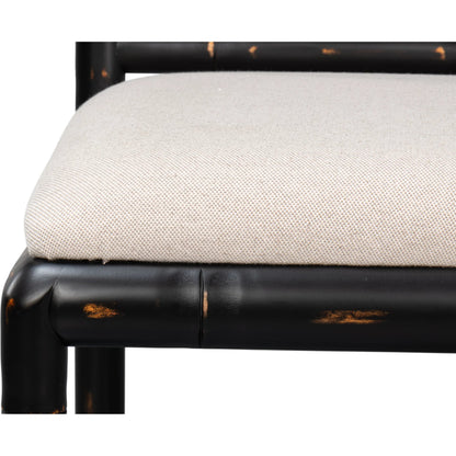 Brighton Counter Stool by Sarreid Ltd. in linen fabric. Made from unique in a unique style.