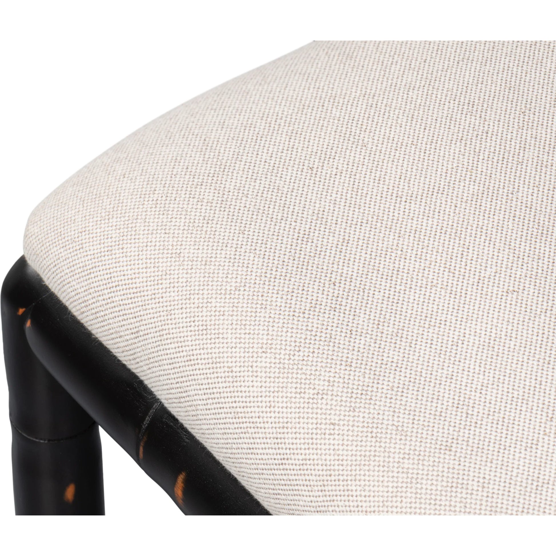 Brighton Counter Stool by Sarreid Ltd. in linen fabric. Made from unique in a unique style.