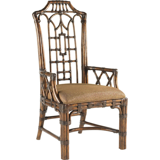 Pacific Rim Arm Chair by Tommy Bahama Home. Made from unique in a coastal style.