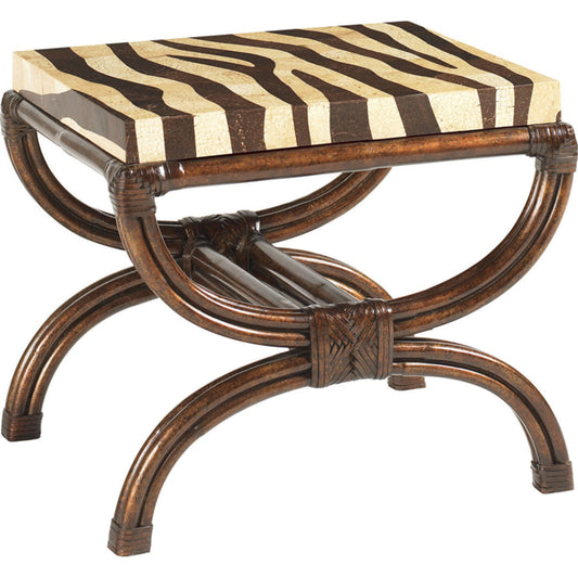 Striped Delight Accent Table by Tommy Bahama Home. Made from unique in a coastal style.