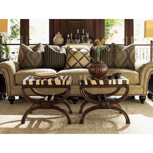 Striped Delight Accent Table by Tommy Bahama Home. Made from unique in a coastal style.