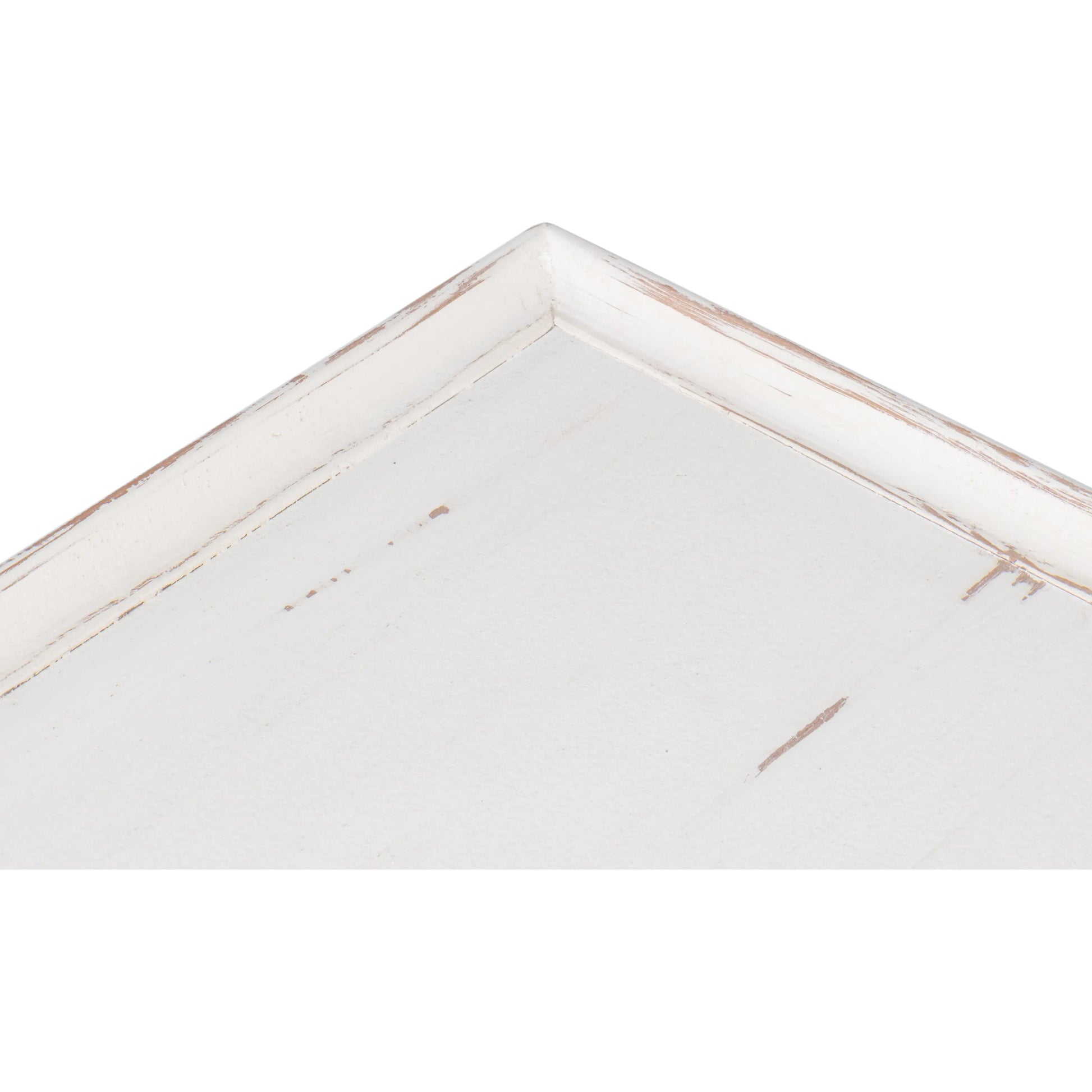 Jude Bungalow Side Table by Sarreid Ltd. in bungalow white. Made from white pine, fir in a traditional style.