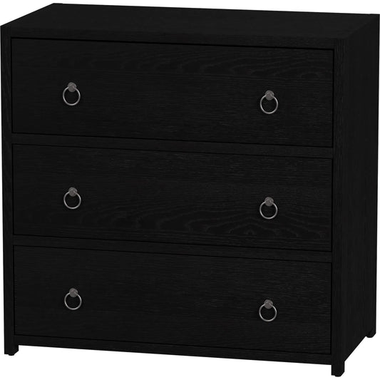Lark Chest by Butler Specialty Company in washed black. Made from acacia solids, rubberwood solids, mdf, plywood in a unique style.