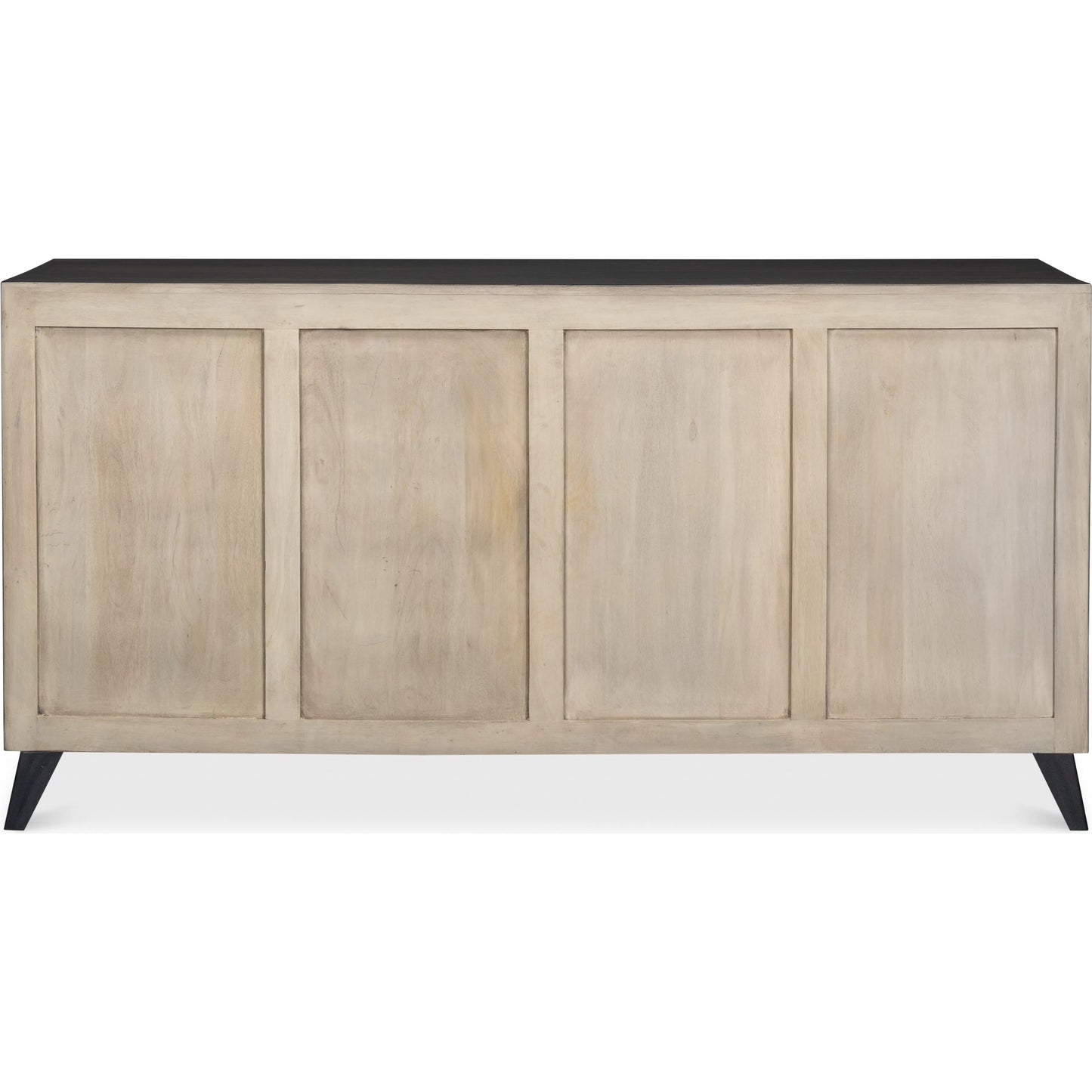 012 SI-2238519 | Additional Silo | Selma 4 Door Sideboard by Sarreid Ltd. in antique grey. Made from mango wood, metal in a modern style.