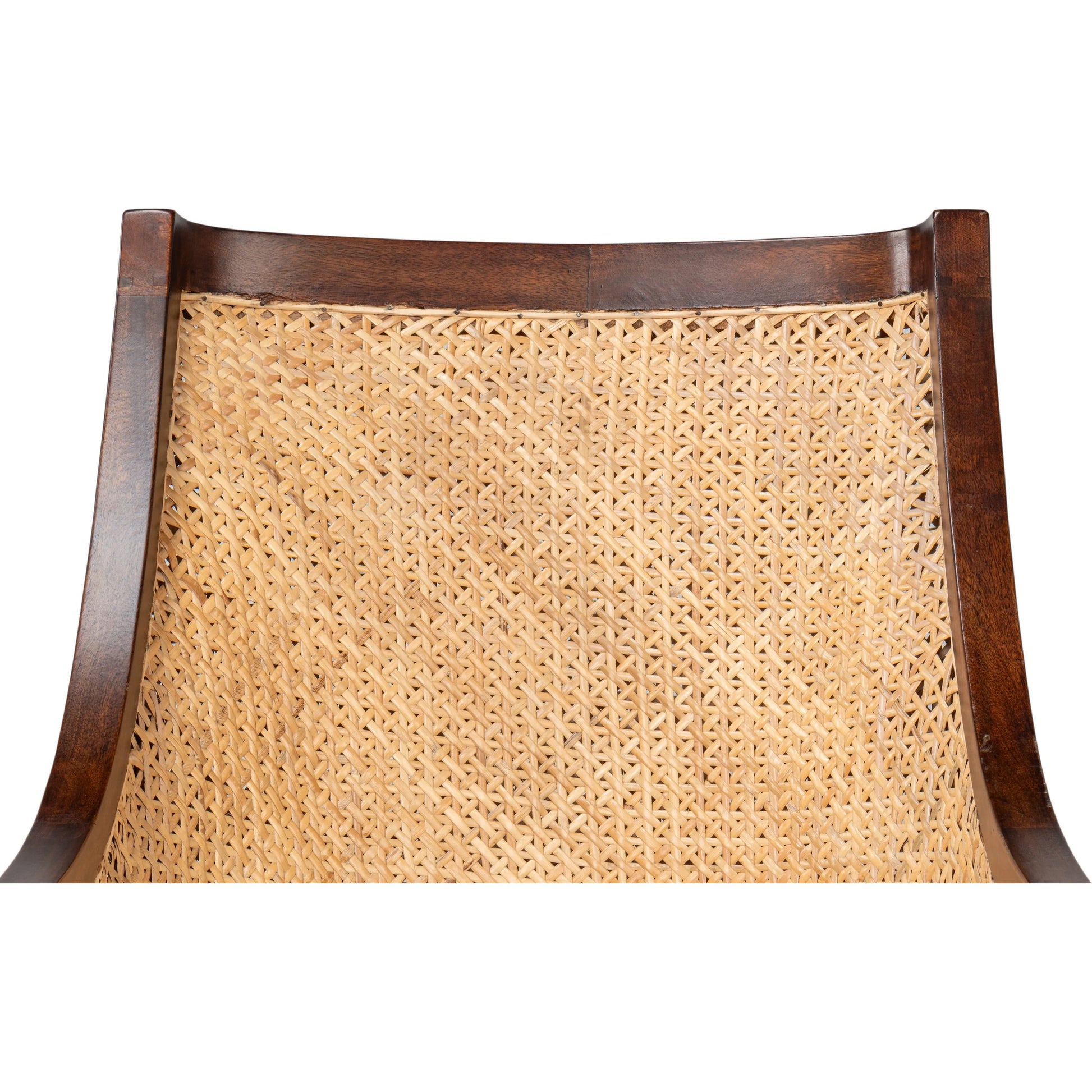 Pacora Lounge Chair by Sarreid Ltd. in brown. Made from mango wood in a rustic style.