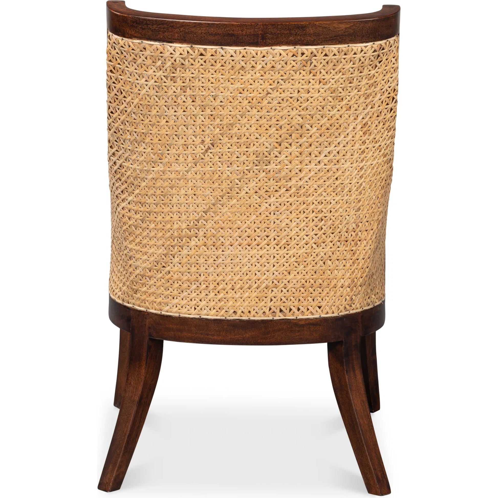 Pacora Lounge Chair by Sarreid Ltd. in brown. Made from mango wood in a rustic style.