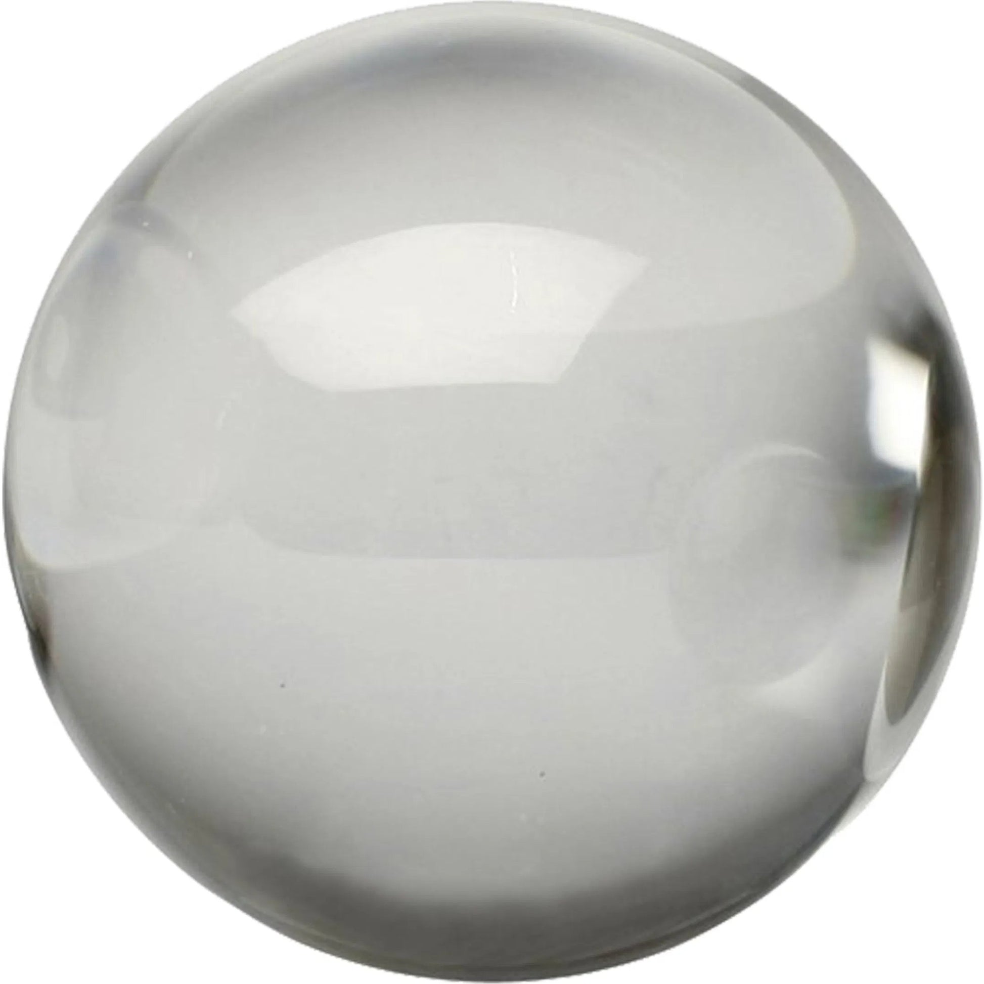 Crystal Sphere by Global Views in clear. Made from crystal in a modern style.