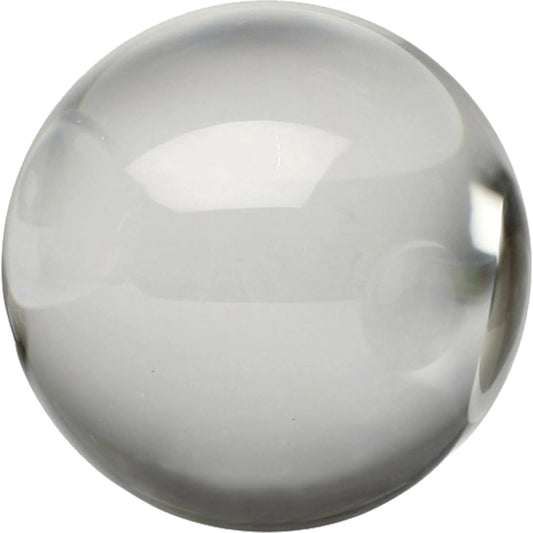Crystal Sphere by Global Views in clear. Made from crystal in a modern style.