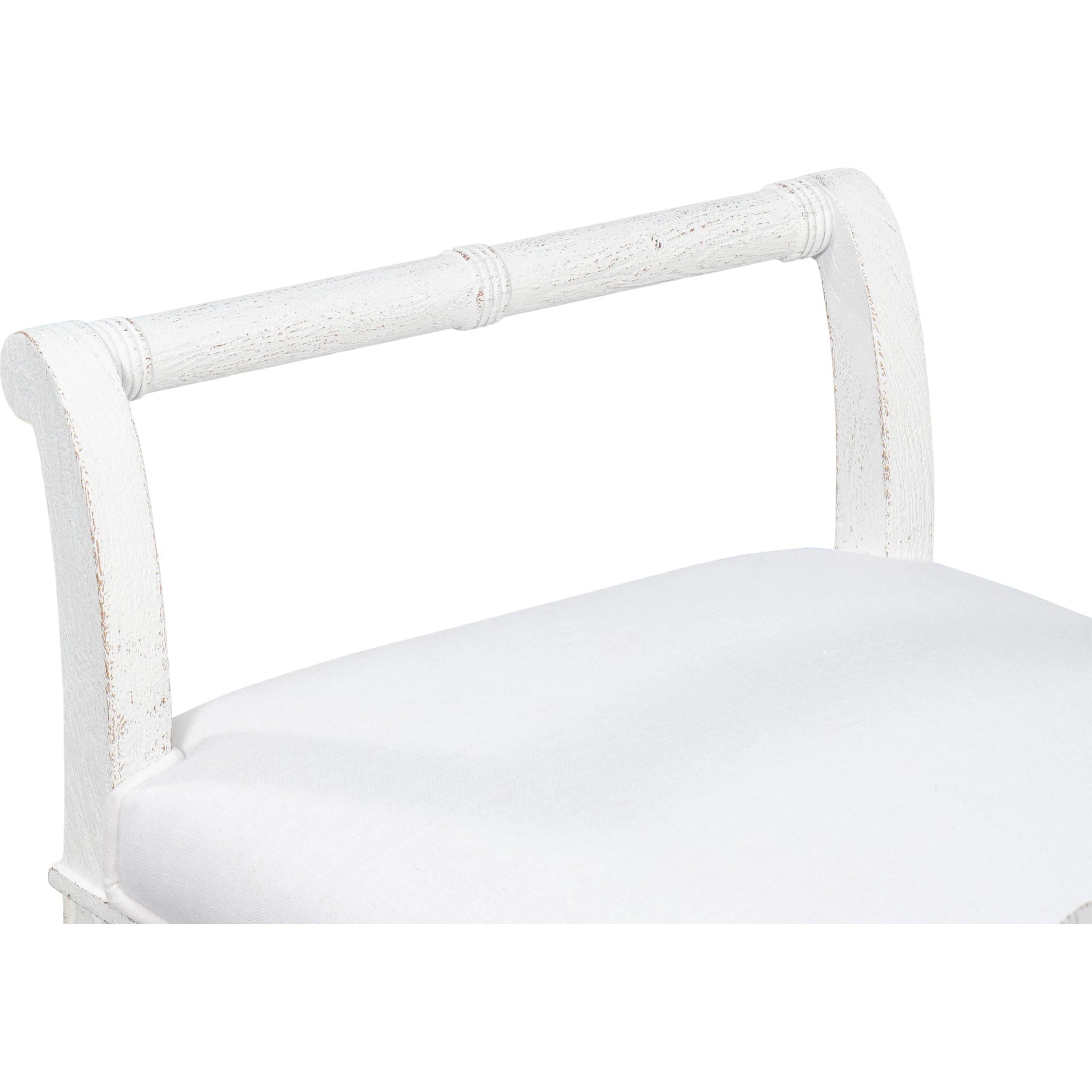 Gale Bungalow Bench by Sarreid Ltd. in bungalow white. Made from acacia wood in a traditional style.