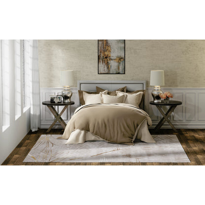 Waldor Rug - 73539NBF by Feizy in taupe, brown, silver. Made from polypropylene, polyester in a unique style.