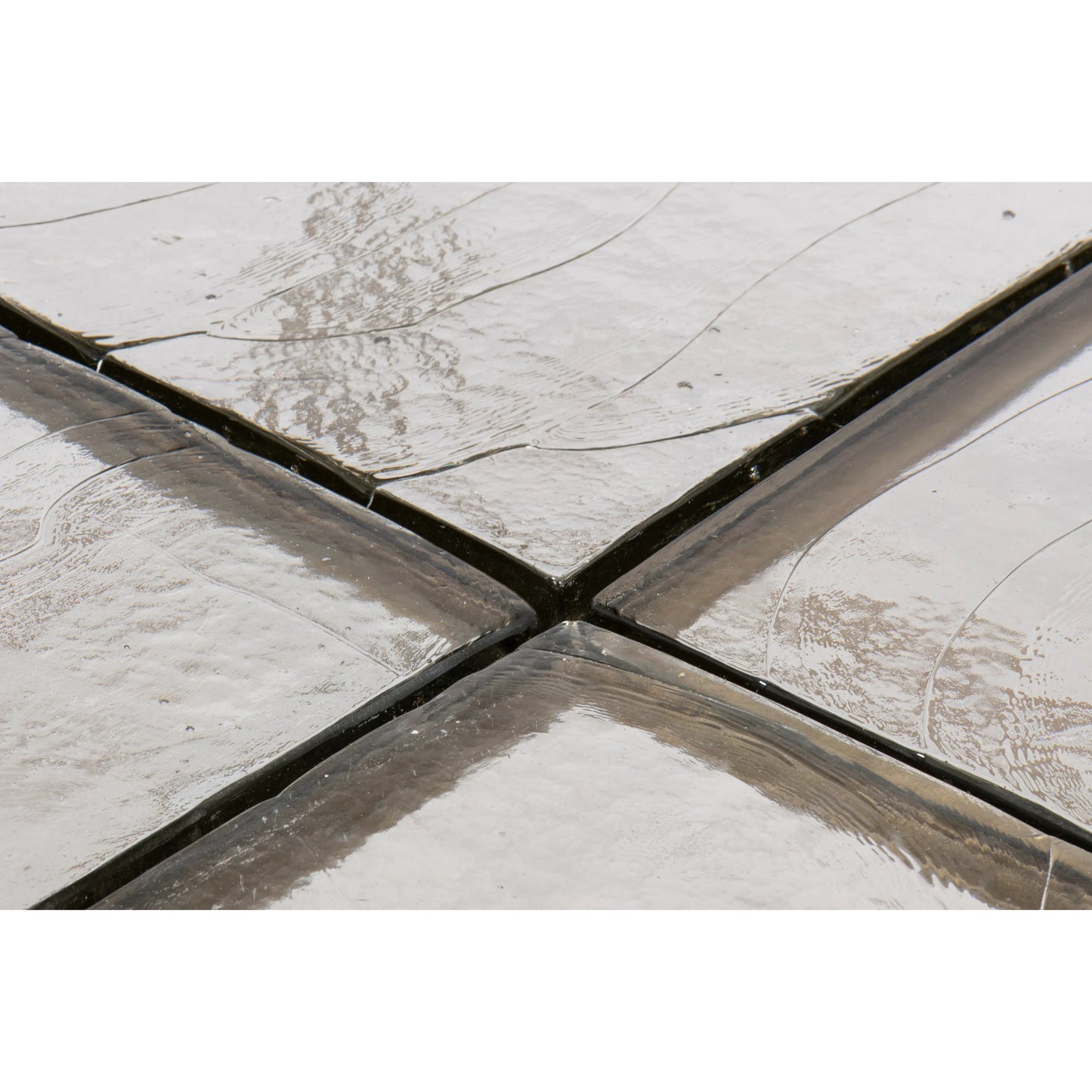 008 SI-2372580 | Closeup | Titus Coffee Table by Sarreid Ltd. in bronze and cast glass top. Made from unique in a modern style.