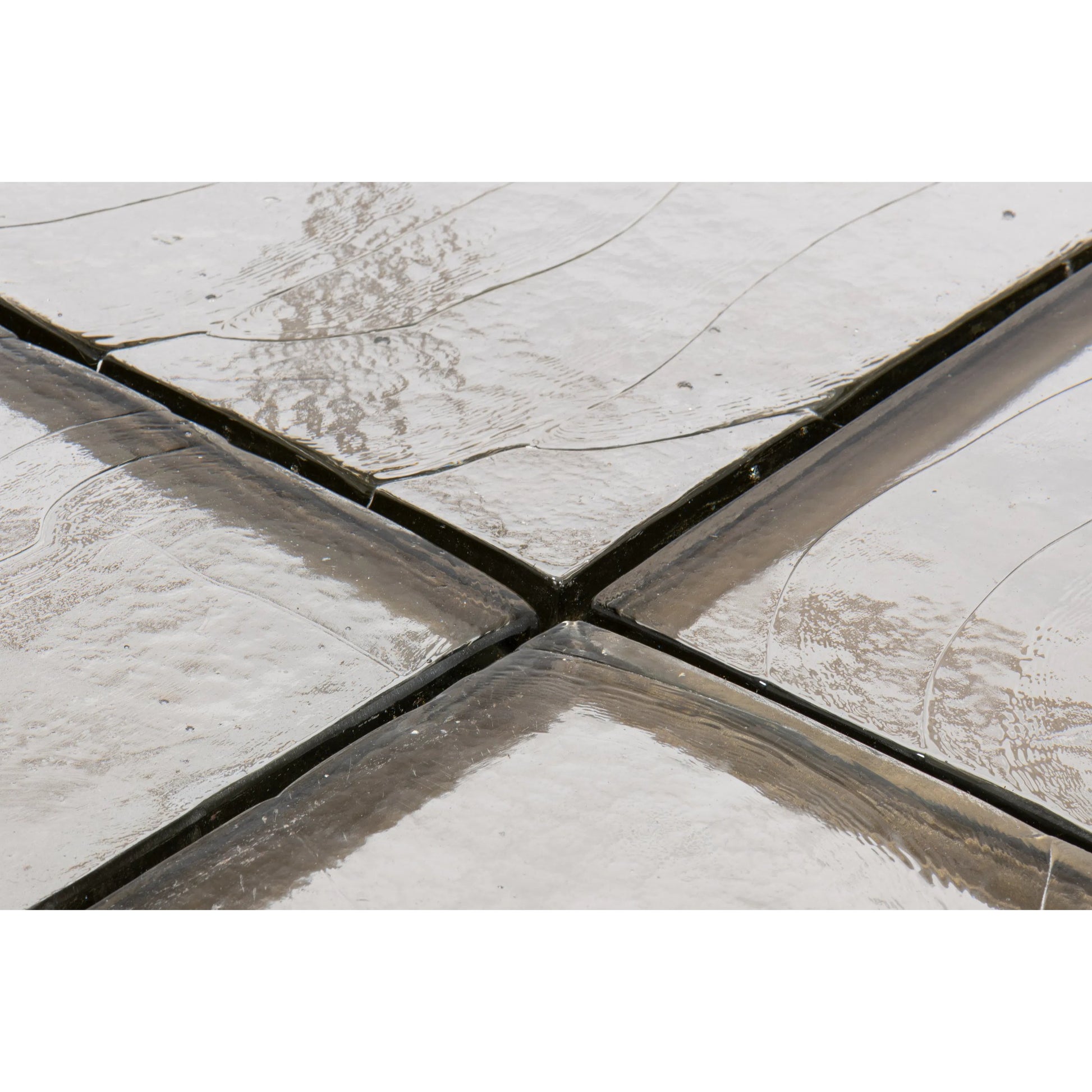 Titus Coffee Table by Sarreid Ltd. in bronze and cast glass top. Made from unique in a modern style.