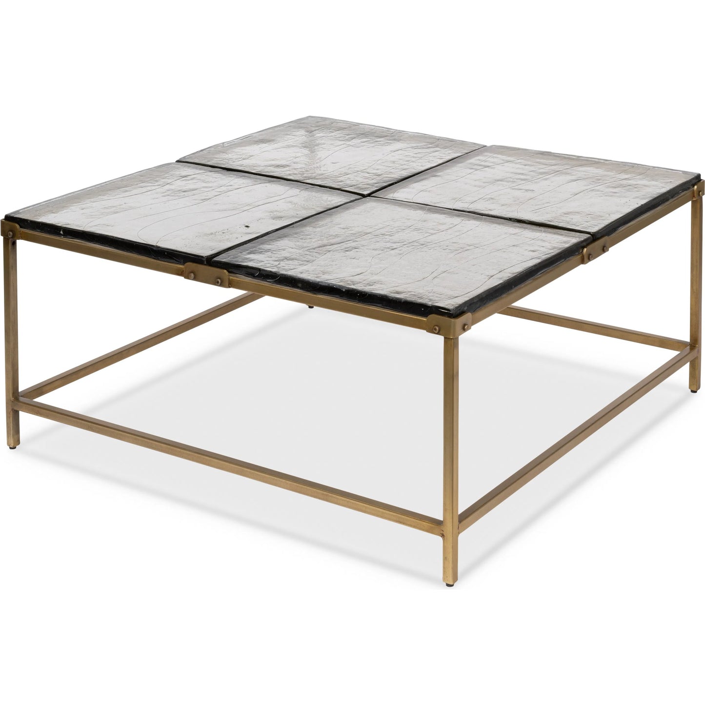 003 SI-2372580 | Additional Silo | Titus Coffee Table by Sarreid Ltd. in bronze and cast glass top. Made from unique in a modern style.