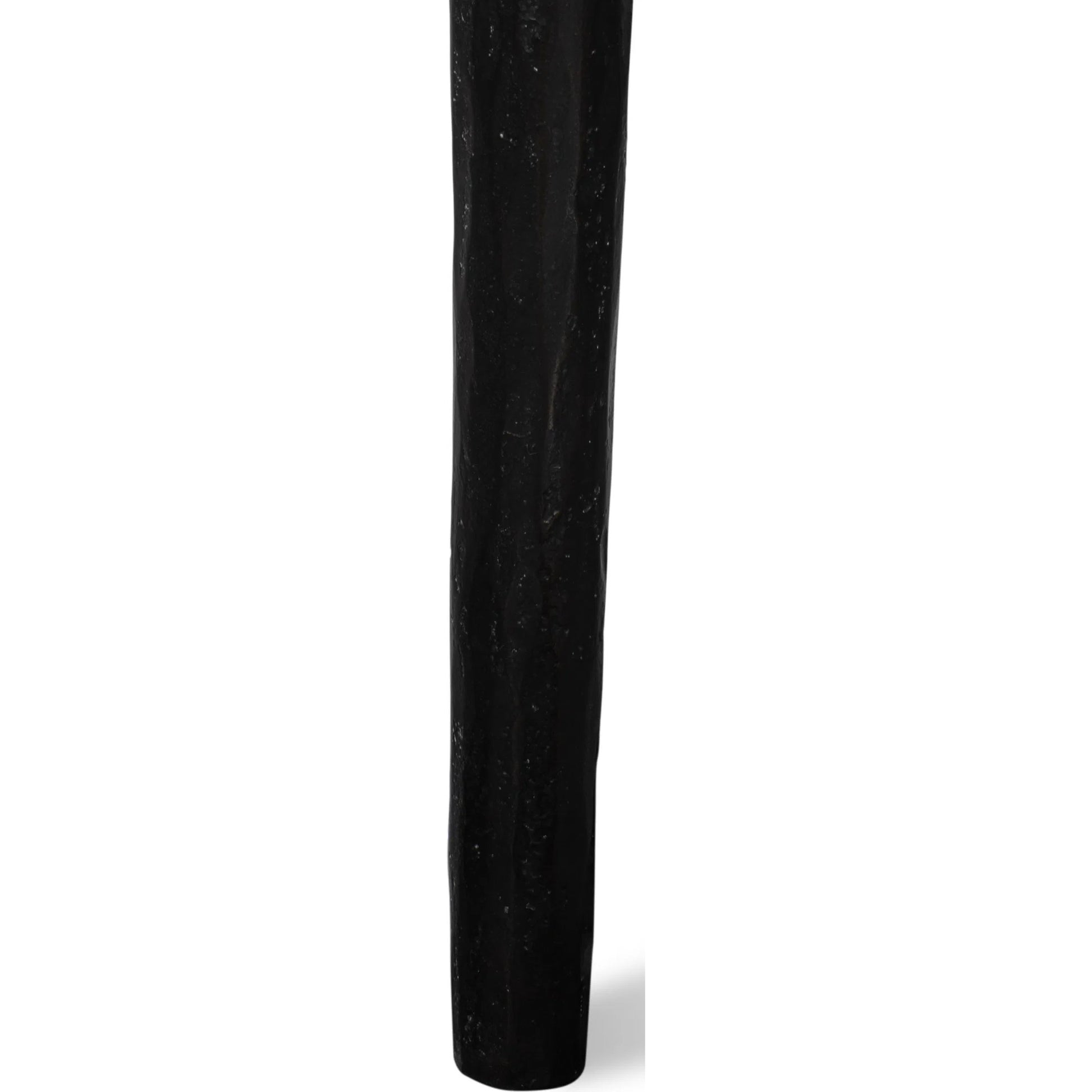 Dakor Dining Table by Sarreid Ltd. in black. Made from forged iron, white marble in a modern style.