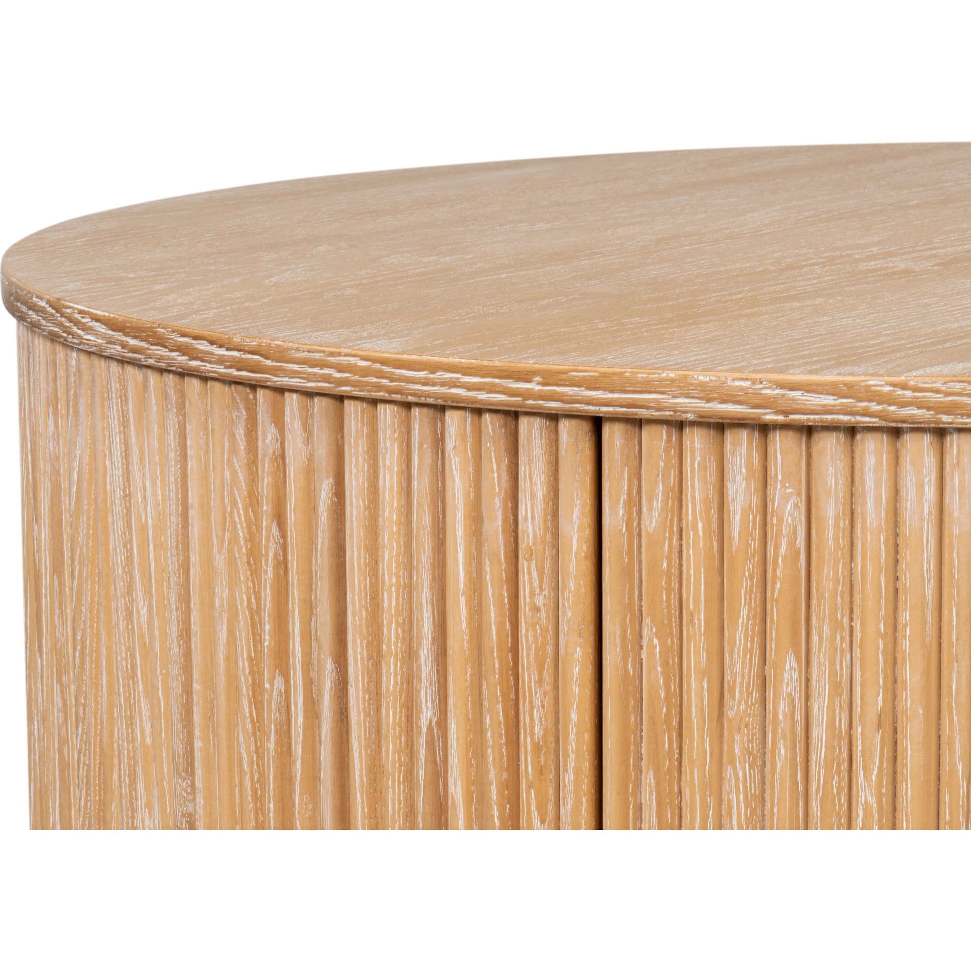 Donald Cocktail Table by Sarreid Ltd. in natural ash. Made from ash wood in a unique style.