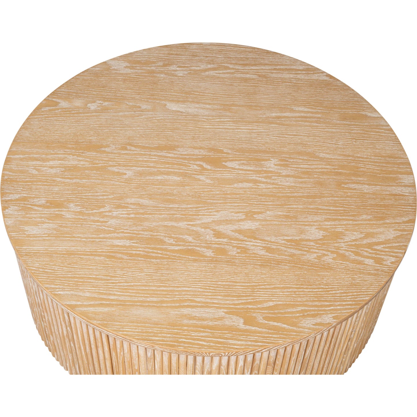 008 SI-2238537 | Additional Silo | Donald Cocktail Table by Sarreid Ltd. in natural ash. Made from ash wood in a unique style.