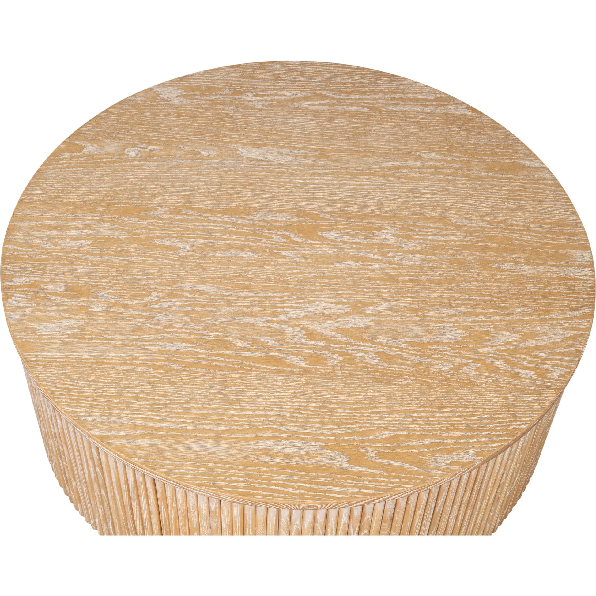 Donald Cocktail Table by Sarreid Ltd. in natural ash. Made from ash wood in a unique style.