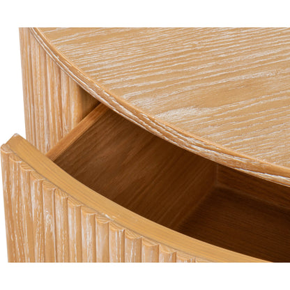 Donald Cocktail Table by Sarreid Ltd. in natural ash. Made from ash wood in a unique style.