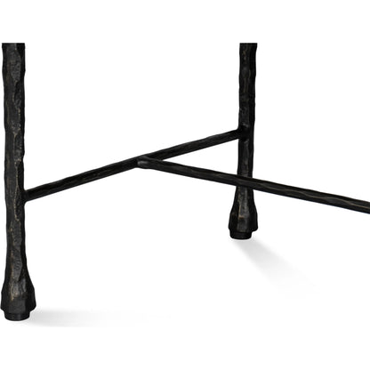 Kings Road Leather Bench by Sarreid Ltd. in brown and iron, leather, cow leather. Made from unique in a traditional style.