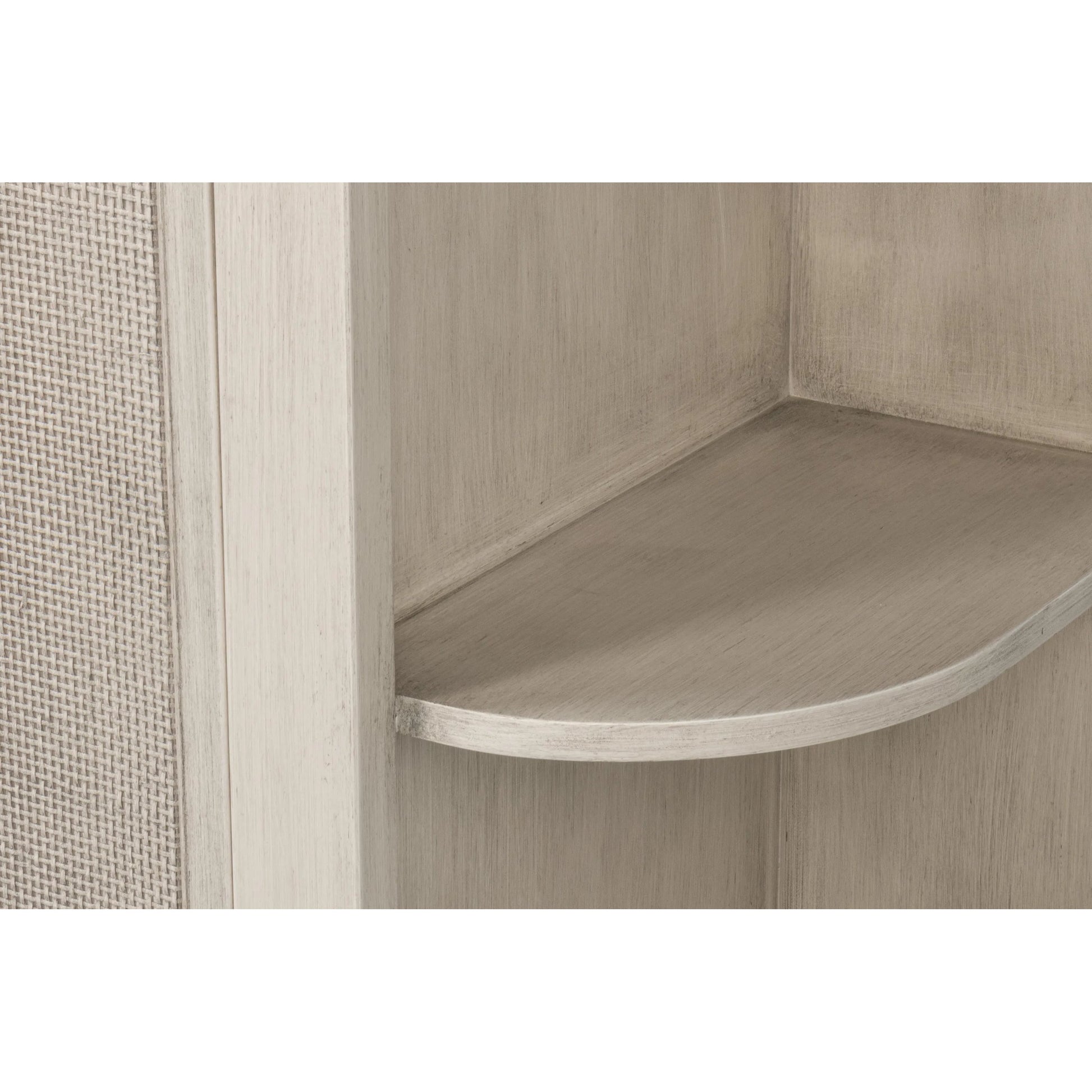 Charity Sideboard by Sarreid Ltd. in covet white. Made from tulip wood in a unique style.