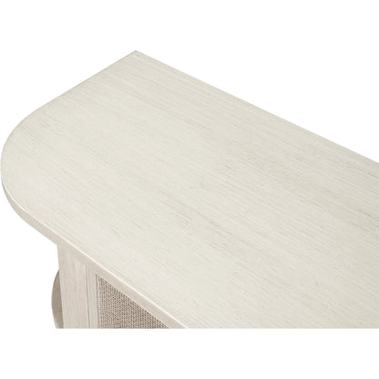 Charity Sideboard by Sarreid Ltd. in covet white. Made from tulip wood in a unique style.