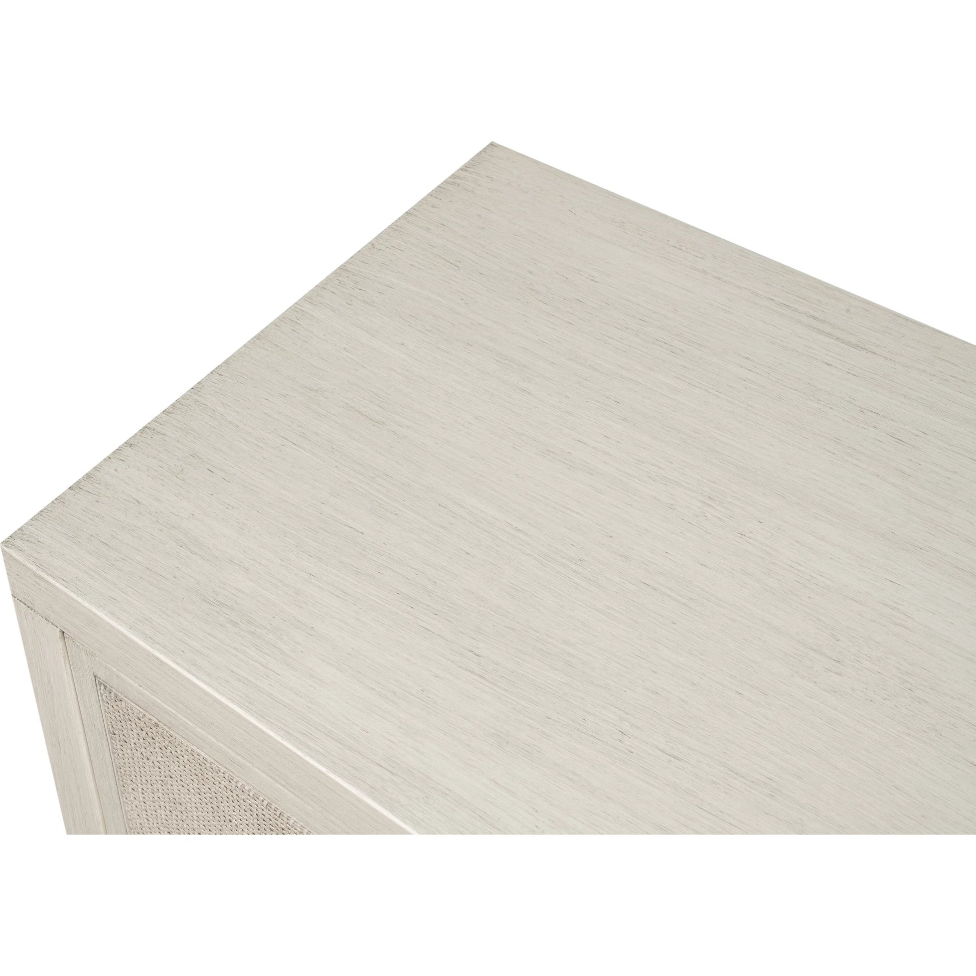 Charity Two Door Sideboard by Sarreid Ltd. in covet white. Made from tulip wood in a unique style.