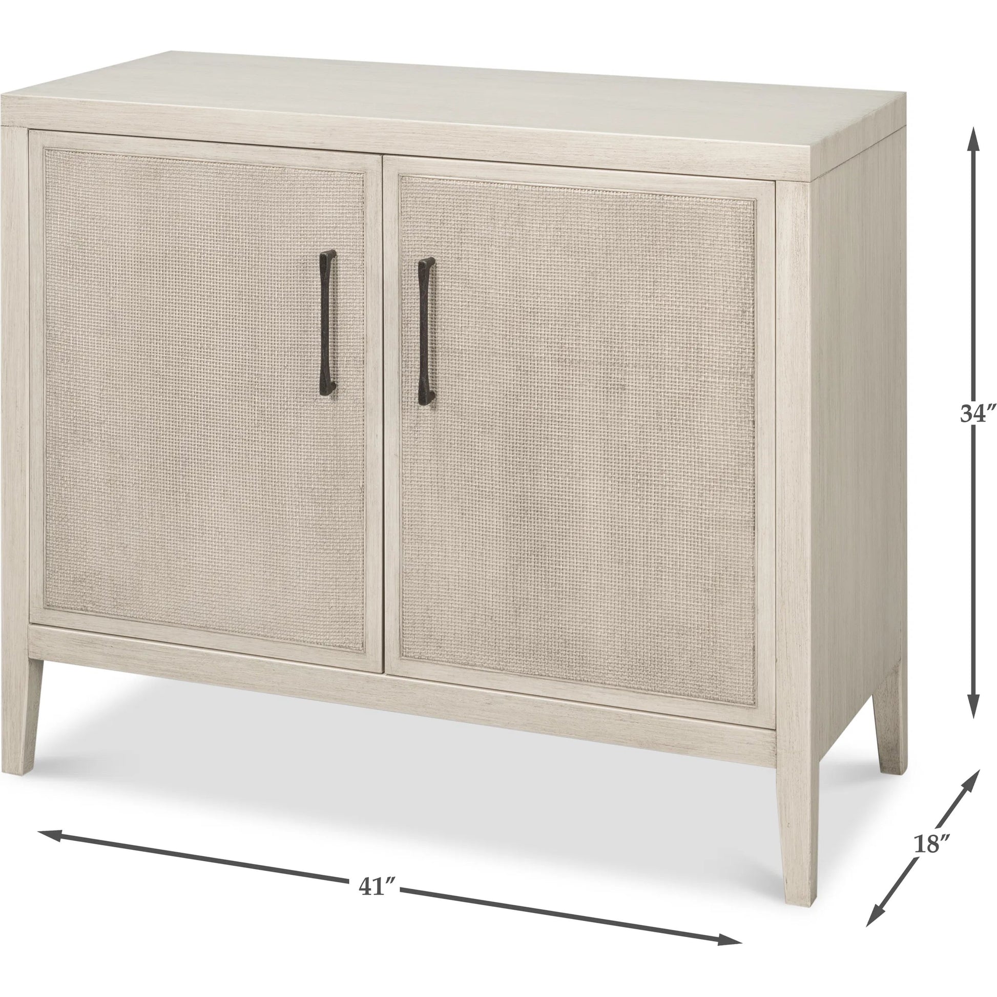 Charity Two Door Sideboard by Sarreid Ltd. in covet white. Made from tulip wood in a unique style.