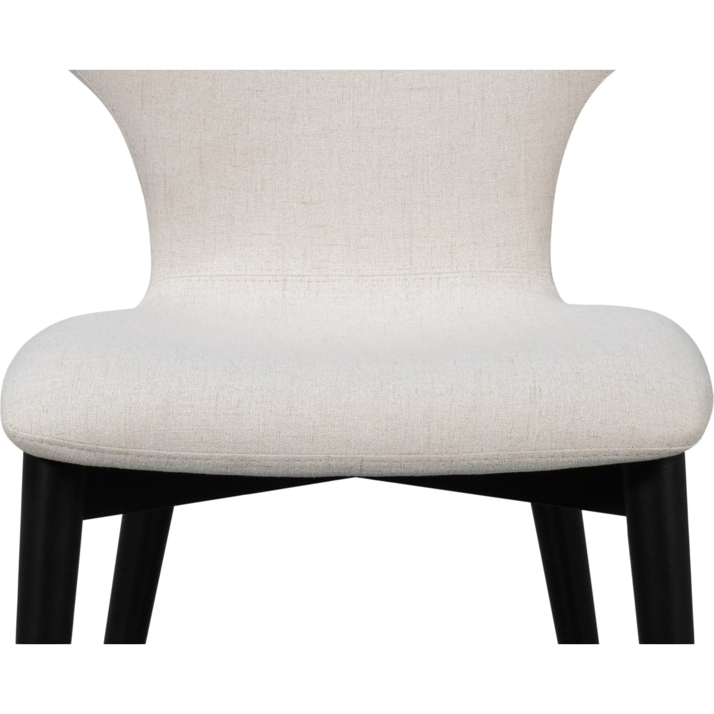 002 SI-2238545 | Additional Silo | Contour Side Chair by Sarreid Ltd. in ivory. Made from beechwood, plywood in a unique style.
