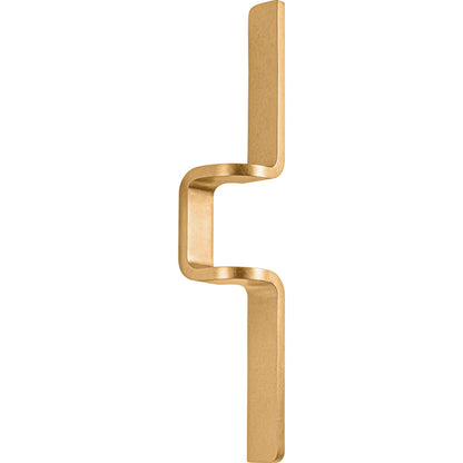 Lazio Wall Sconce by Corbett in vintage gold leaf. Made from unique in a transitional style.