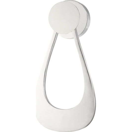 Rooney Wall Sconce by Hudson Valley in polished nickel. Made from brass in a modern style.