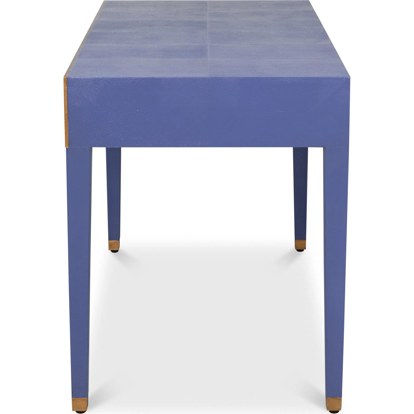 018 SI-2238551 | Additional Silo | Gabriella Shagreen Desk/Table by Sarreid Ltd.. Made from leather, wood in a eclectic & global style.