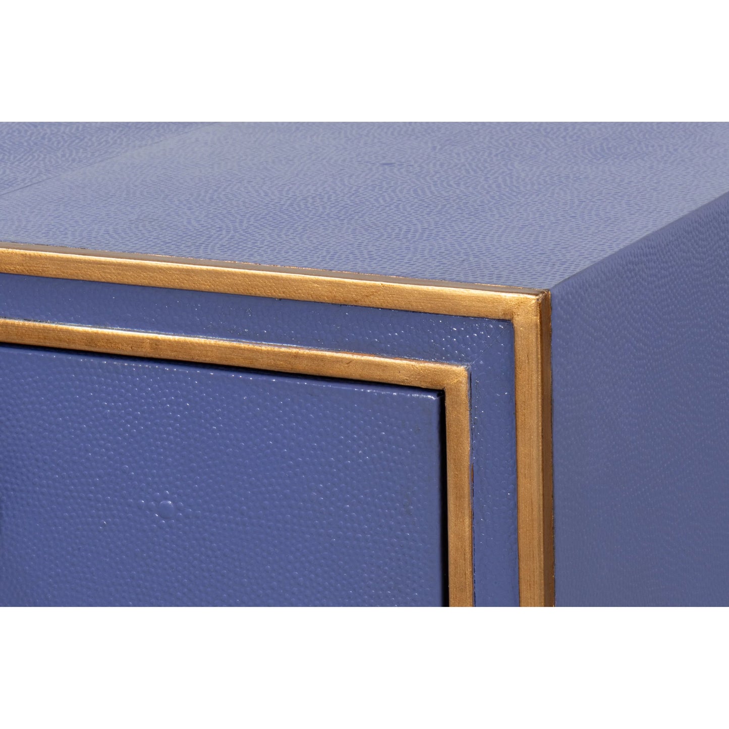 021 SI-2238551 | Closeup | Gabriella Shagreen Desk/Table by Sarreid Ltd.. Made from leather, wood in a eclectic & global style.