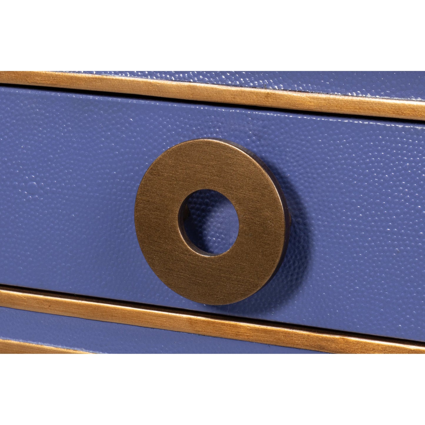 016 SI-2238551 | Closeup | Gabriella Shagreen Desk/Table by Sarreid Ltd.. Made from leather, wood in a eclectic & global style.