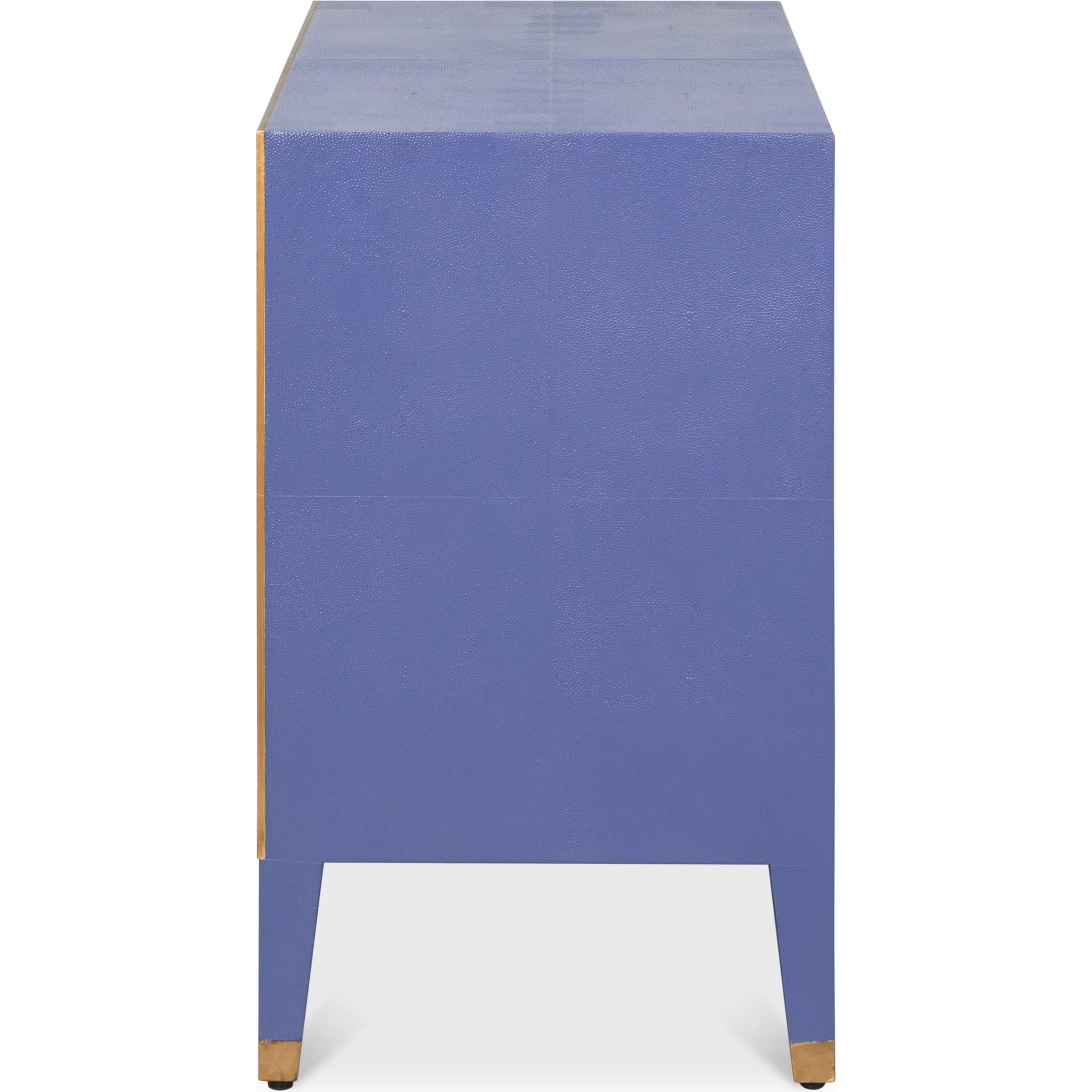 Gabriella Night Stand by Sarreid Ltd.. Made from wood, embossed shagreen leather in a traditional style.