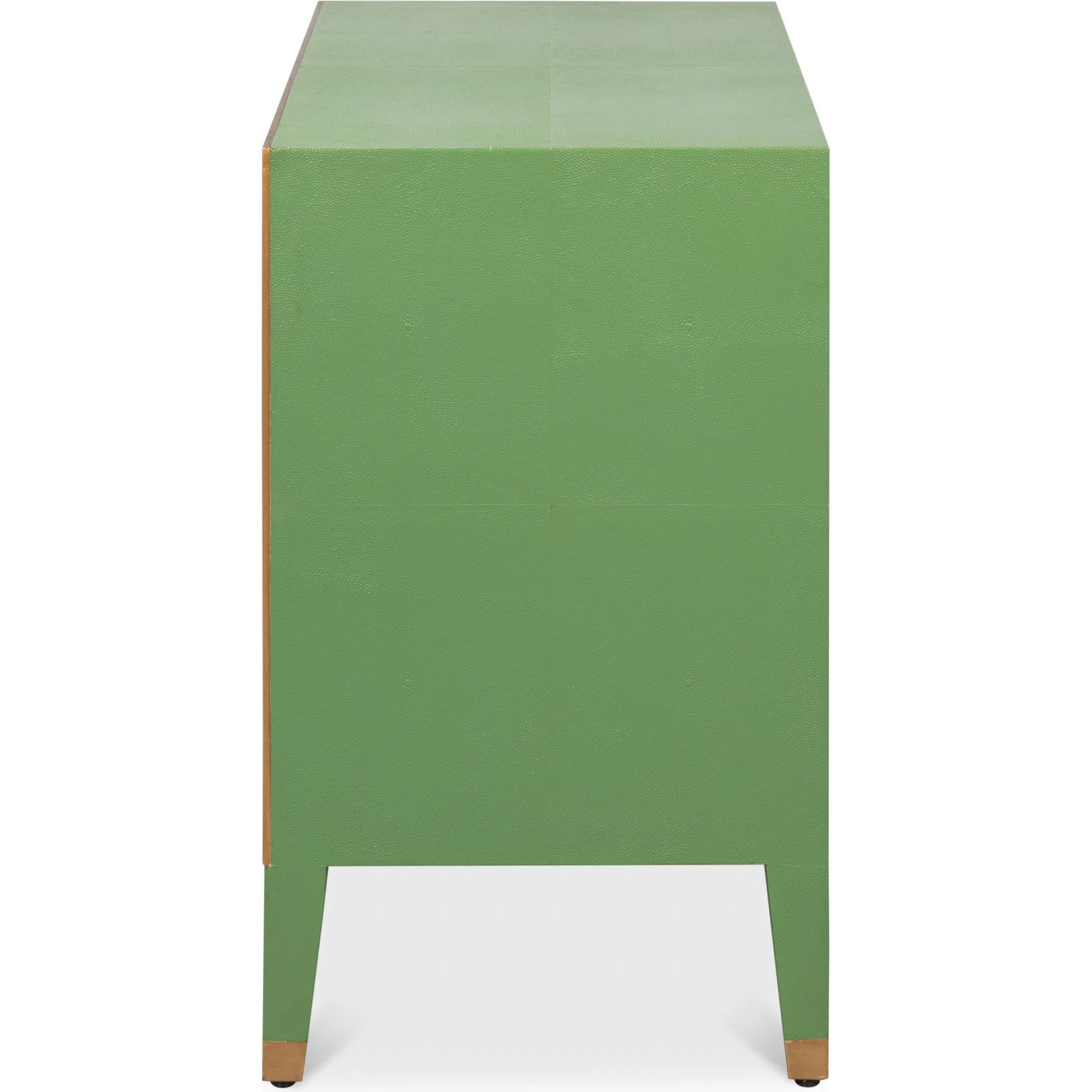Gabriella Night Stand by Sarreid Ltd.. Made from wood, embossed shagreen leather in a traditional style.