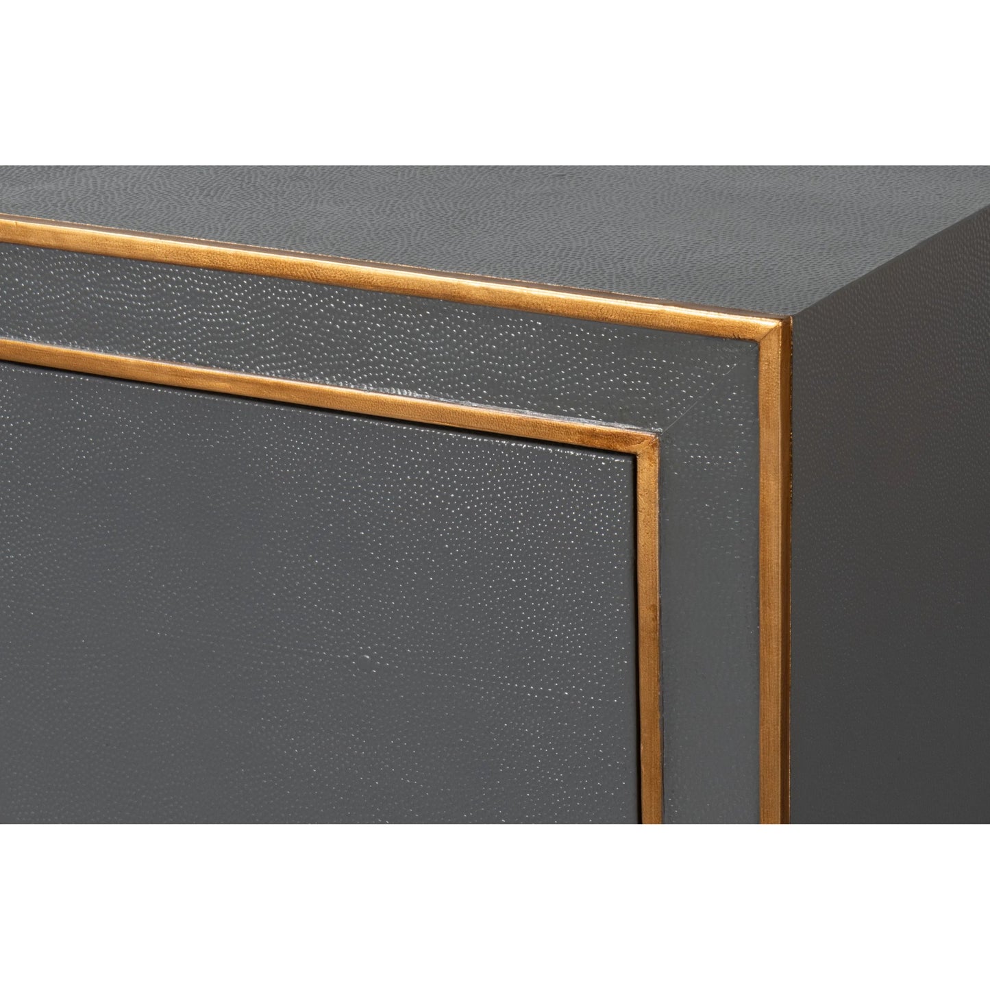 018 SI-2238556 | Additional Silo | Gabriella Chest of Drawers by Sarreid Ltd.. Made from wood, embossed shagreen leather in a modern style.