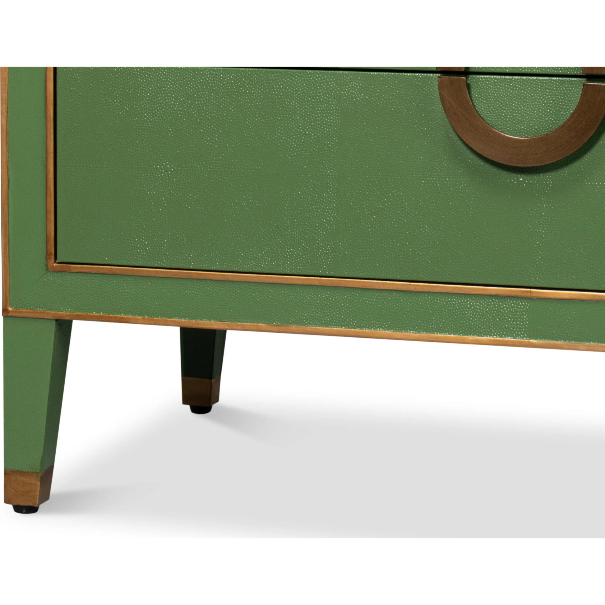 Gabriella Chest of Drawers by Sarreid Ltd.. Made from wood, embossed shagreen leather in a modern style.