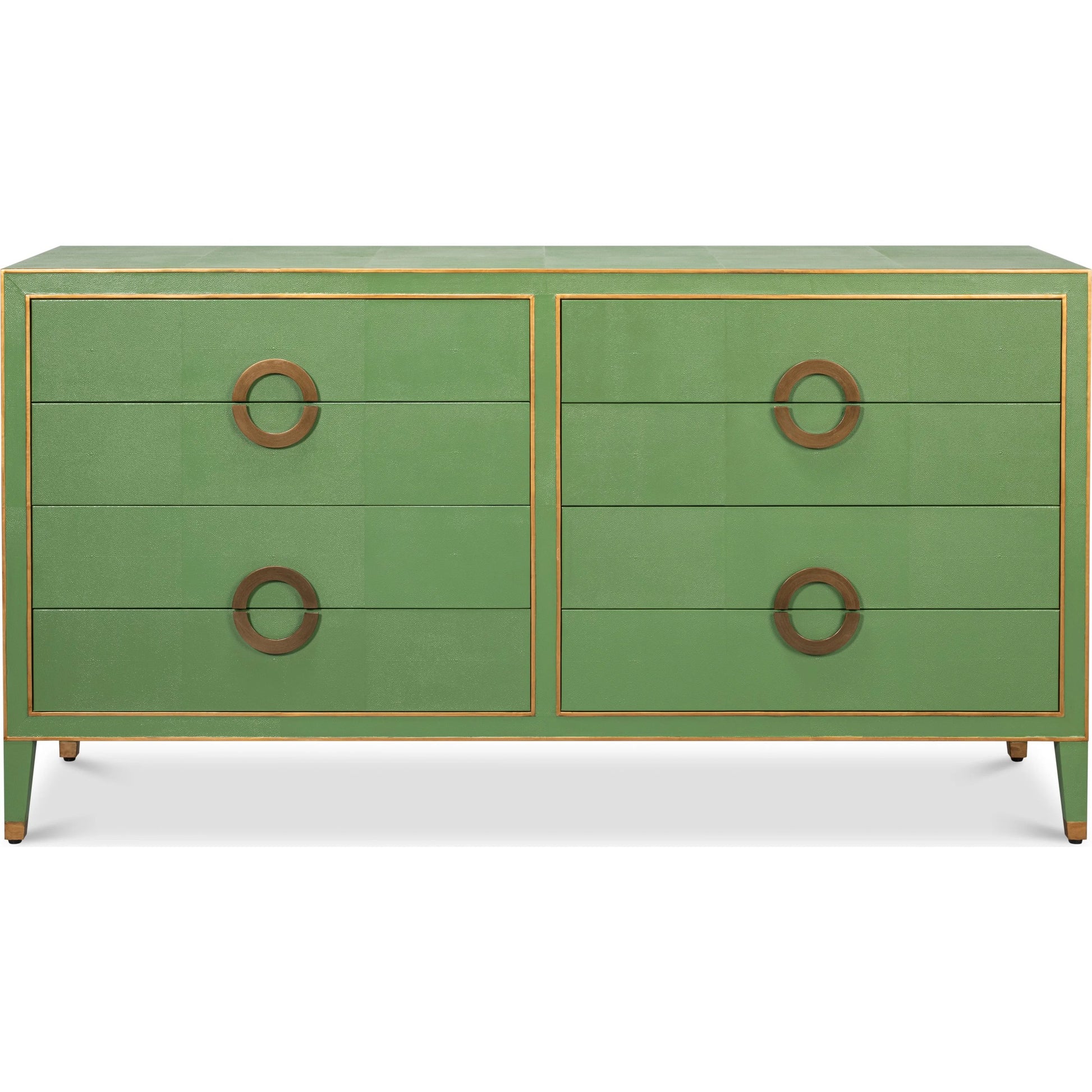 Gabriella Chest of Drawers by Sarreid Ltd.. Made from wood, embossed shagreen leather in a modern style.